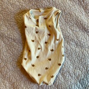 EUC Quincy Mae onesie 3-6mo